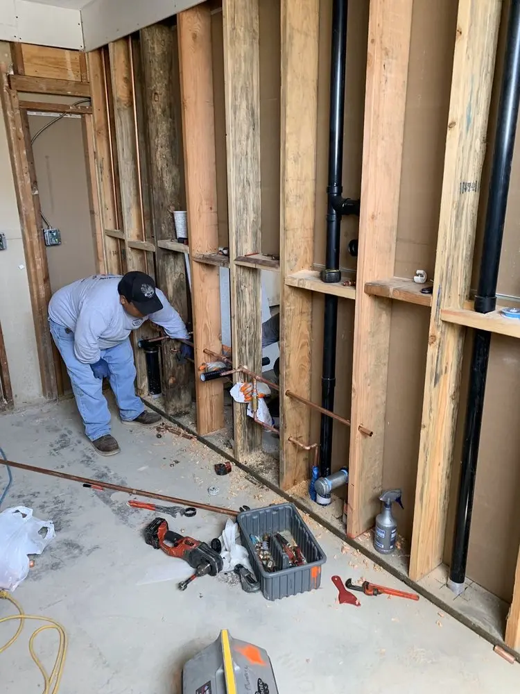 Commercial rough-in plumbing for Gas Line Repair in Rife